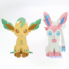 SF1528-1 Pokémon Mofu Gutto Peluche Eevee Friends – Leafeon & Sylveon