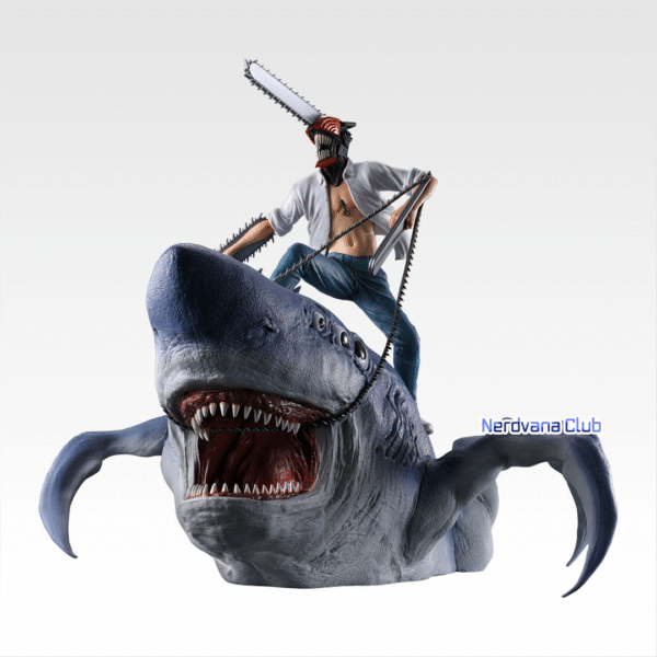 SF1538 Ichiban Kuji Chainsaw Man Last One Premio – Chainsaw Man & Beam Figura MEGAIMPACT