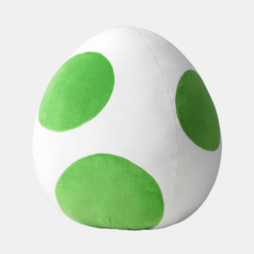 Super Mario - Cojín verde huevo de Yoshi