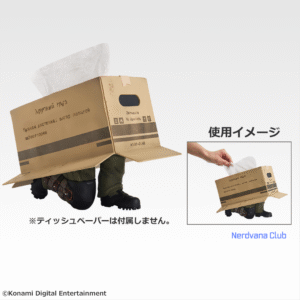 Ichiban Kuji Metal Gear Solid – Premio A: Caja de cartón infiltración (Dispensador de pañuelos)