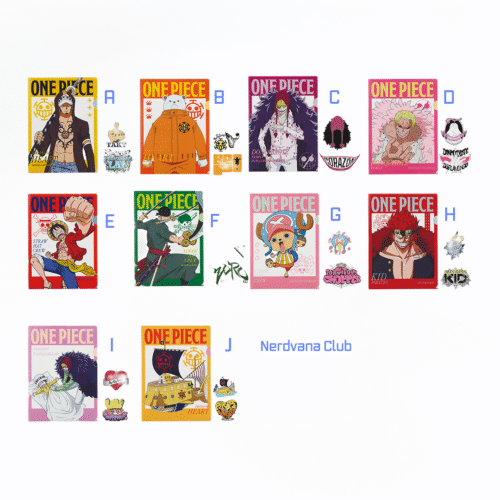 Ichiban Kuji One Piece The Unbreakable Law – Premio J Clear File & Sticker Set