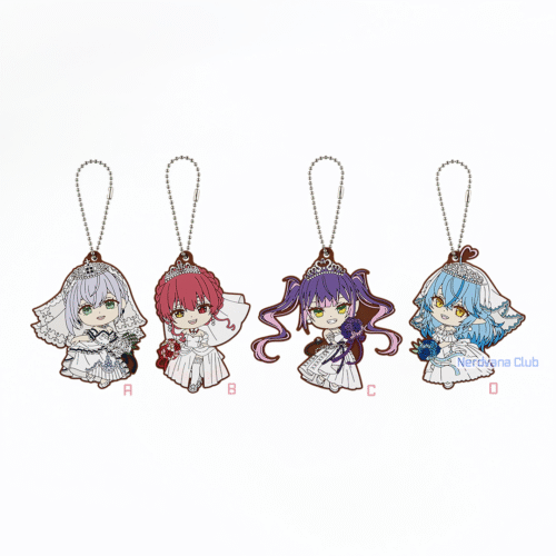 SF1727 Ichiban Kuji Hololive Wedding Dress Style – Premio Kyun Chara: Llavero de Goma