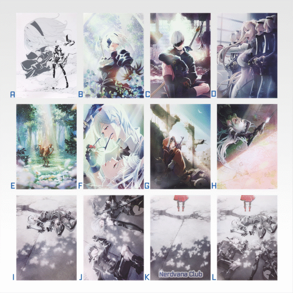 Ichiban Kuji NieR:Automata Ver1.1a -¡Gloria a la humanidad!- – Premio F: Póster Transparente