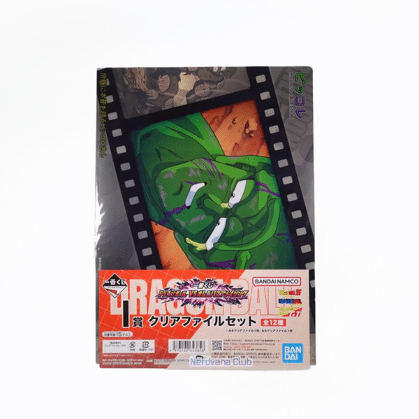 NV0071 Carpeta Diseño Dragon Ball Tamaño A4 La Muerte de Piccolo a manos de Nappa + A5 Vegeta Molesto