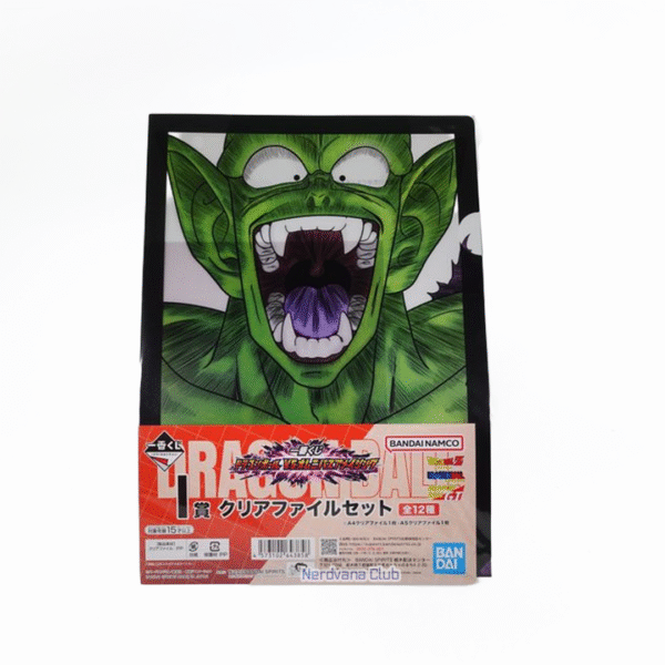NV0072 Carpeta Diseño Dragon Ball Tamaño A4 Piccolo Gritando + A5 Goku vs Piccolo Versión Chibi