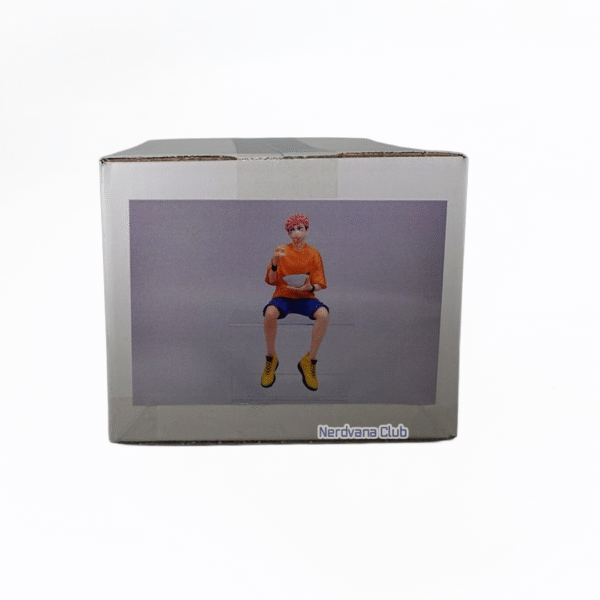 Jujutsu Kaisen Yuji Itadori Sentado Comiendo (Caja Blanca)