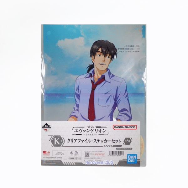 NV0166 Carpeta Diseño Evangelion Kaji Ryoji y Sticker