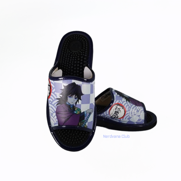 Kimetsu No Yaiba - Sandalias Diseño de Giyu Tomioka