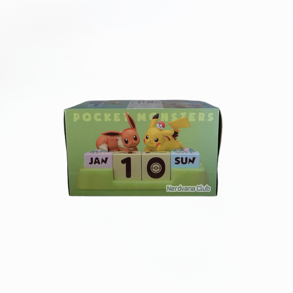 NV0299 Pokemon Calendario Infinito Eevee y Pikachu (Mes y día)