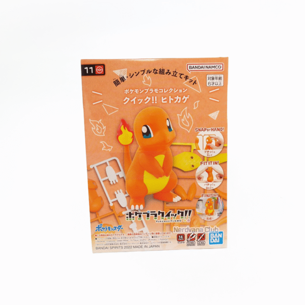 Pokemon Colección de Modelos Plásticos de Ensamble Rápido - Charmander 11