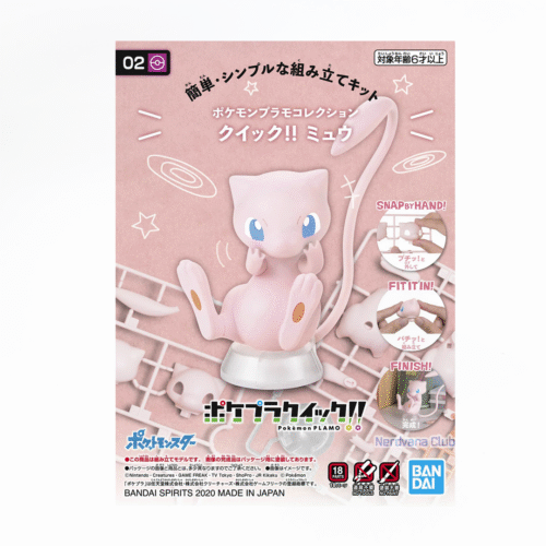 Pokemon Colección de Modelos Plásticos de Ensamble Rápido - Mew 02