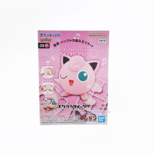 Pokemon Colección de Modelos Plásticos de Ensamble Rápido - Jigglypuff 09
