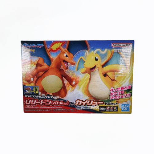 Pokemon Colección de Modelos Plásticos de Ensamble - Charizard vs. Dragonite - Set Batalla
