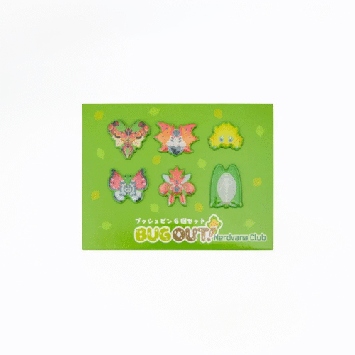 NV0821 Pokémon - Set de 6 Push Pins Bug Out!