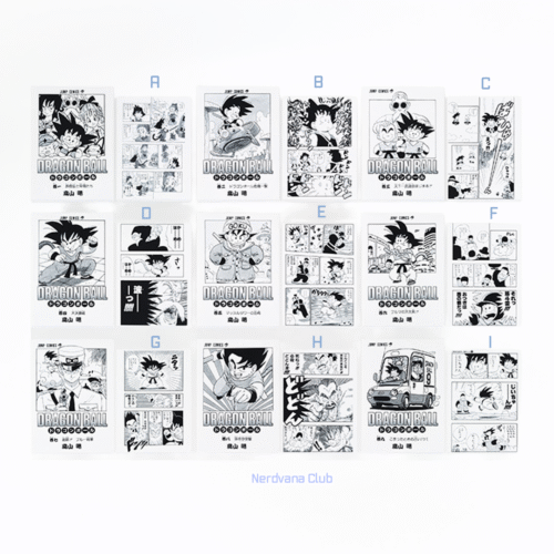 Ichiban Kuji – DRAGON BALL – Premio – Conjunto de carpetas transparentes de cómics Volumen 1 a Volumen 21