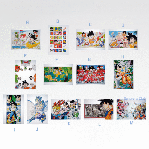 Ichiban Kuji – DRAGON BALL – Premio – Póster transparente ilustración en color de Akira Toriyama