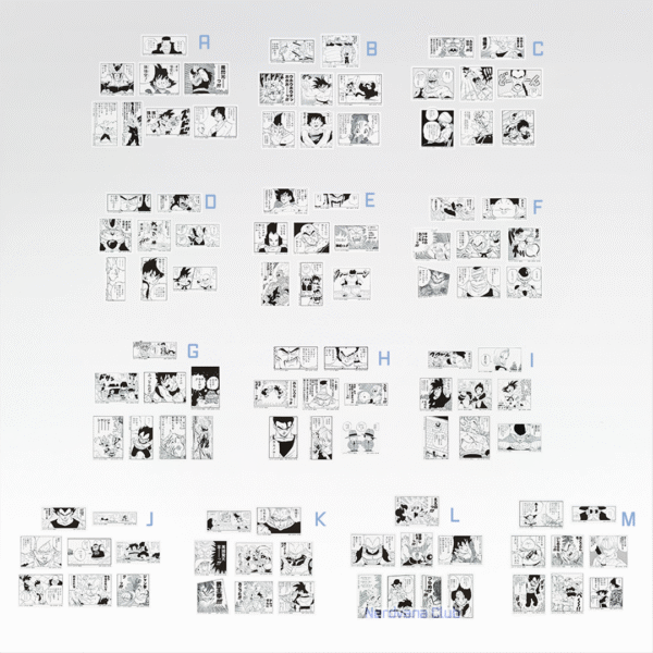 Ichiban Kuji – DRAGON BALL – Premio – Colección de stickers de viñeta