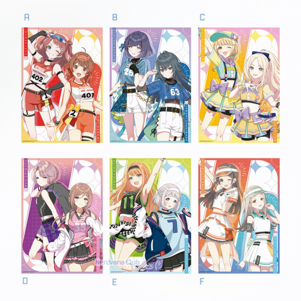 SF2045 Bandai Spirits - Gakuen Idolmaster Part2 - Serie general - Ichiban Kuji premio D - Póster A3 ilustrado