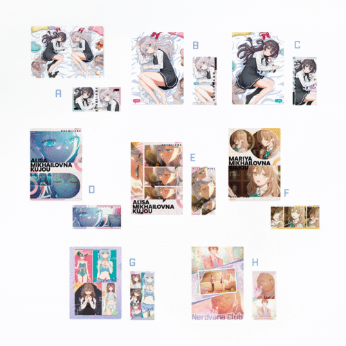 SF2073 Bandai Spirits - Roshidere - Serie general - Ichiban Kuji premio D - Clear File & Sticker