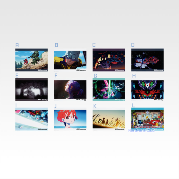 Bandai Spirits - Mobile Suit Gundam GQuuuuuuX vol.3 - (sin personaje) - Ichiban Kuji Premio H - Póster transparente