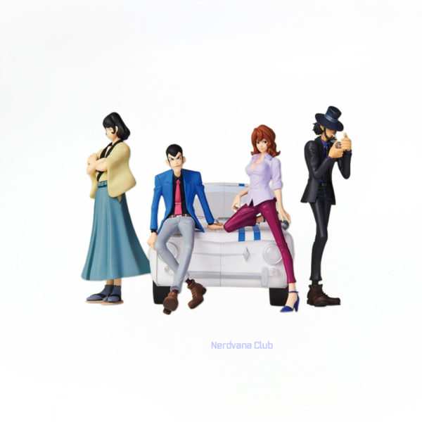SF2192 Banpresto - Lupin the Third Part 5 - Lupin / Jigen / Goemon / Fujiko - Creator×Creator II - Set de 4 Figuras