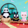 Ranma 1/2 - Saotome Genma (Panda) & P-chan & Shampoo (gato) - Peluche para colgar