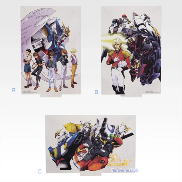 SF2322 Ichiban Kuji - Mobile Suit Gundam Wing - Varios personajes - 30th Anniversary - Soporte visual grande (Premio C)