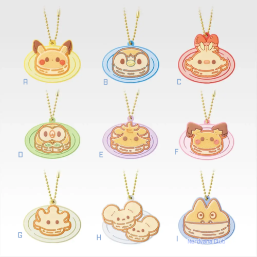 SF23351 Ichiban Kuji - Pokemon - Bienvenidos al Restaurante “Peace” - Llavero de goma con panqueque (Premio I)