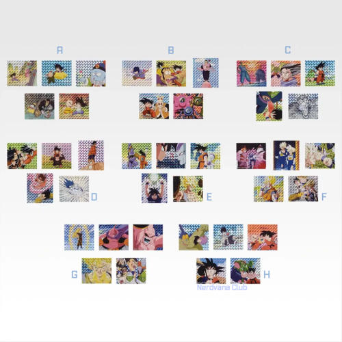 SF2373 Ichiban Kuji - Dragon Ball Z - Varios Tipos de Stickers (Pegatina) - La Batalla del Super Saiyajin (Premio I)