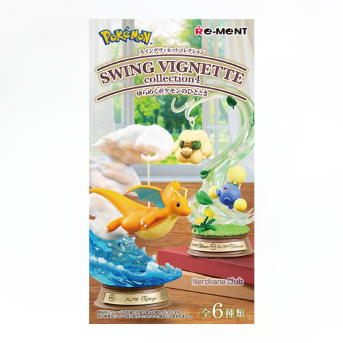 Re-Ment - Pokémon - Swing Vignette Collection 4 - 6 Tipos (Suelto y Box)