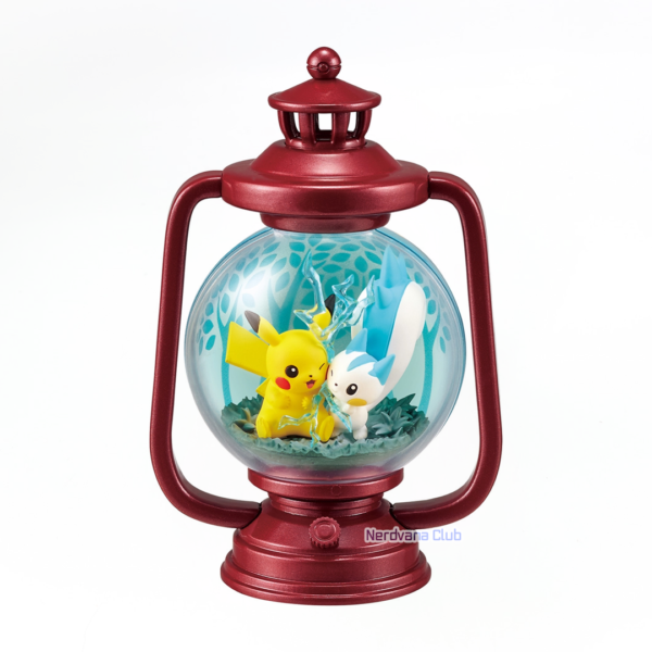 SF2393-2 Re-Ment - Pokémon - Lantern Diorama - 6 Tipos (Suelto y Box)