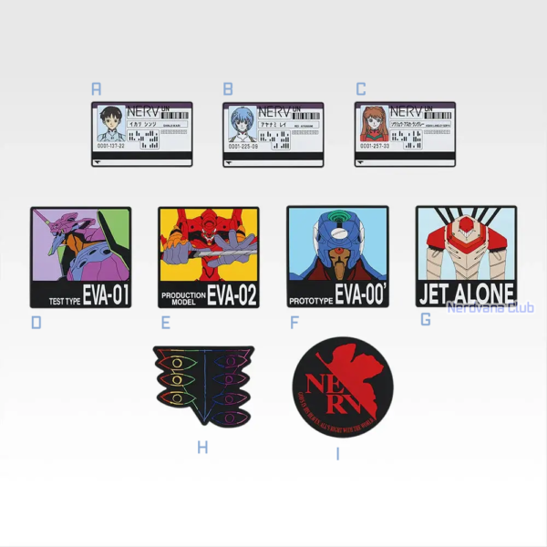 SF2398 Ichiban Kuji - Neon Genesis Evangelion - Varios Tipos Posavasos de Goma - 30 Aniversario (Premio E)