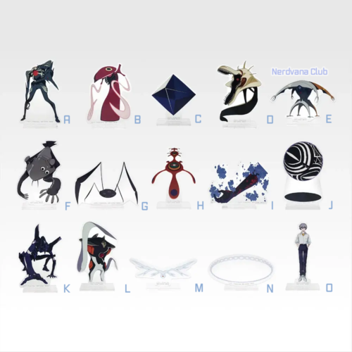 Ichiban Kuji - Neon Genesis Evangelion - Varios Tipos Stands de Acrilico - 30 Aniversario (Premio F)