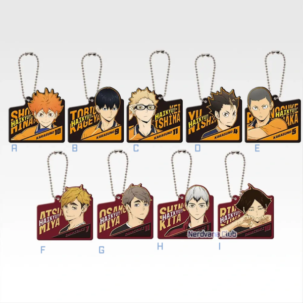 SF2409 Ichiban Kuji - Haikyuu!! - Varios Tipos Llaveros de Goma -El Retador Más Fuerte (Premio H)