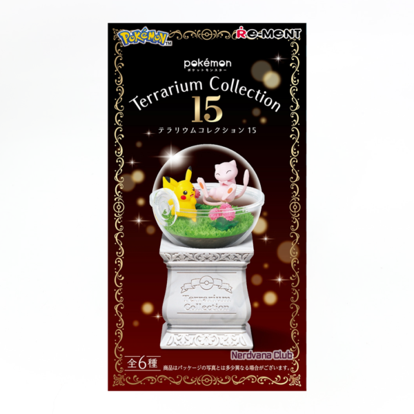 SF2425-1 Re-Ment - Pokémon - Terrarium Collection 15 - 6 Tipos (Suelto y Box)