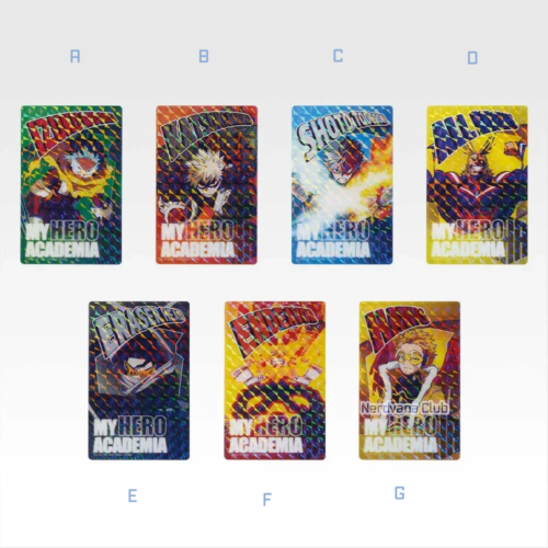 SF2438 Ichiban Kuji - My Hero Academia - Varios Tipos Tarjetas Acrílicas - Más Allá - Masterlise Extra (Premio J)