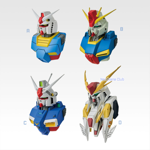 SF2464 Ichiban Kuji - Mobile Suit Gundam - Varios tipos Imanes Busto- Saga del Siglo Universal - Masterlise (Premio D)