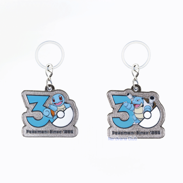 Pokémon Especial Edition Gashapon 30th Anniversary Metal Charm Mascot Completo (7 tipos) | Takara Tomy