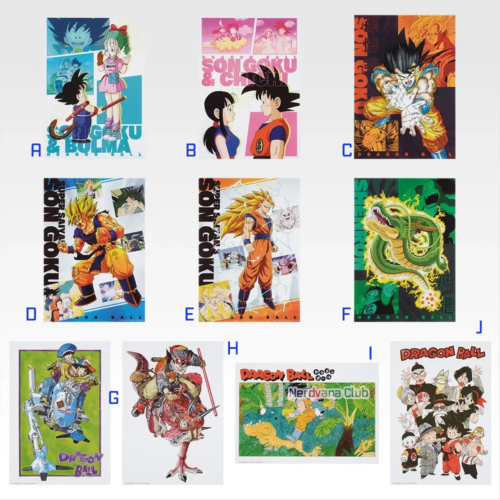 SF2515 Dragon Ball Ichiban Kuji THE CHRONICLE OF GOKU Premio I Póster Transparente