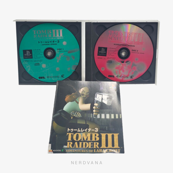 NV1626-3 Play Station1 - Tomb Raider III Adventures of LARA CROFT