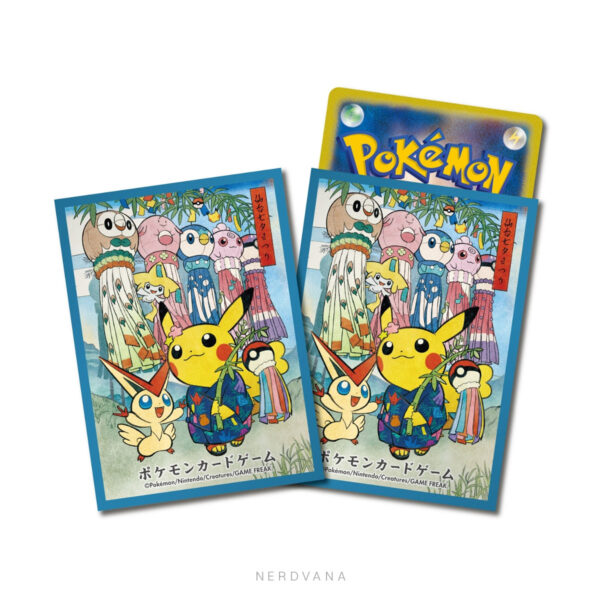 SF2638-2 Pokémon TCG - Deck Sleeves - Pikachu Festival Tanabata 【Azul】