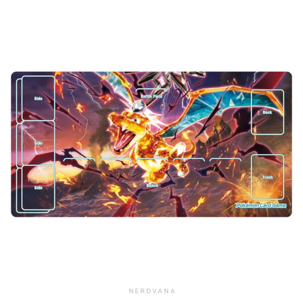 SF2641 Pokémon TCG - Playmat de goma - Charizard Teracristal Siniestro
