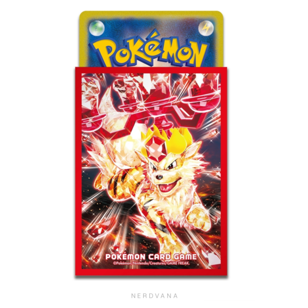 SF2644-2 Pokémon TCG - Deck Sleeves Premium Gloss - Arcanine Teracristal