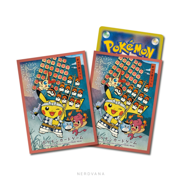 SF2657-2 Pokémon TCG - Deck Sleeves - Pikachu Festival Kanto Matsuri 【Rojo】