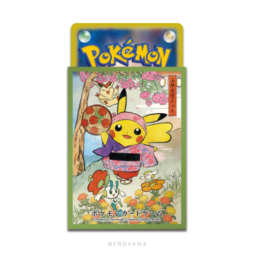 Pokémon TCG - Deck Sleeves - Pikachu Festival Hanagasa 【Verde】