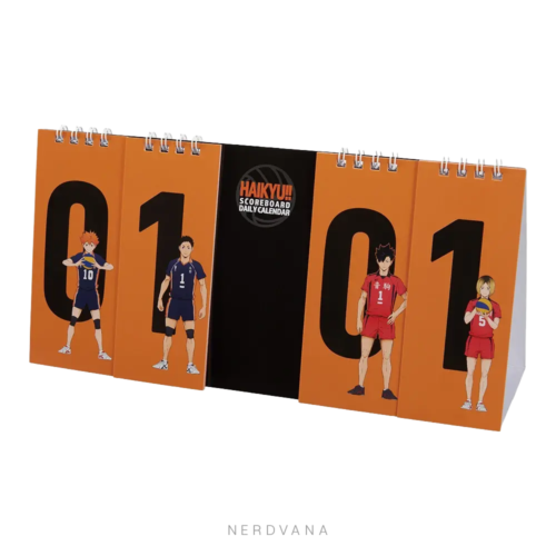 SF2741 ¡Un calendario perpetuo inspirado en el marcador de voleibol llega a Ichiban Kuji! Un artículo que te permitirá disfrutar durante todo el año junto a tus personajes favoritos, mientras recreas el ambiente y la esencia del mundo de la obra.