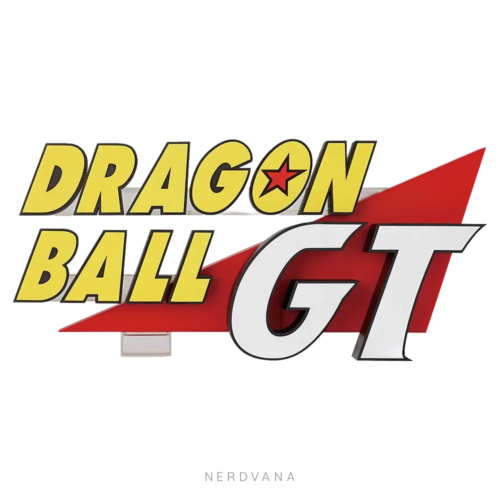 Figura THE GIGANT NAME de Dragon Ball GT, correspondiente al premio Last One, que recrea en formato tridimensional el logotipo del anime. El icónico logo de Dragon Ball GT aparece en un tamaño gigante, con cada letra reproducida con gran nivel de detalle.