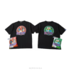 Set de camisetas Pokémon Rojo y Verde del Pokémon Center original, con diseño de Lizardon y Fushigibana, estuches réplica de cartucho Game Boy con cierre y charm incluidos