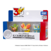 Set de iniciales de Kalos Moncolle 30 aniversario — Chespin, Fennekin y Froakie en caja temática azul y roja