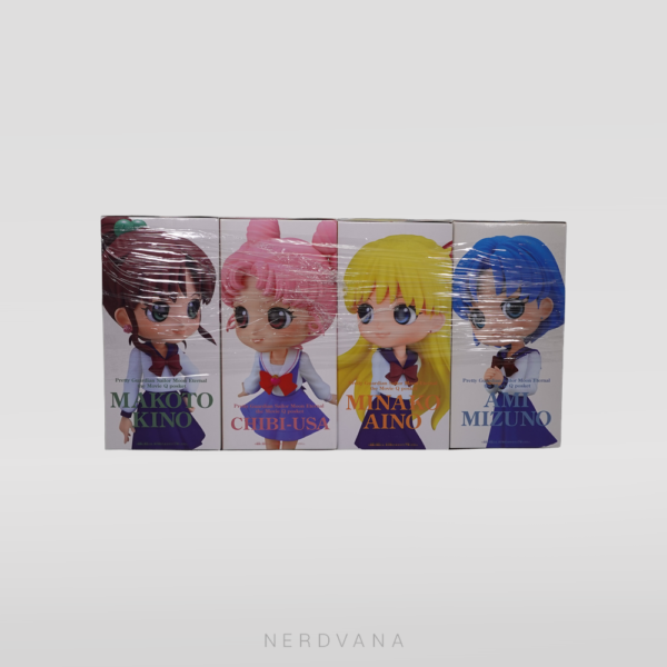 Sailor Moon - M. Kino - Chibi Usa - M. Aino - A. Mizuno - Set de 4